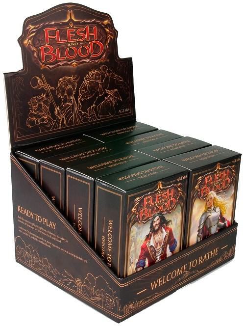 Flesh and Blood TCG Welcome To Rathe Welcome to Rathe Hero Decks Display 1st Edition deck product