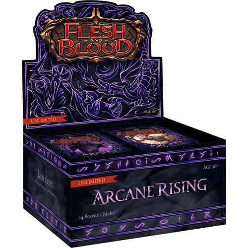 Flesh and Blood TCG Arcane Rising Arcane Rising Booster Box Unlimited Edition sealed box