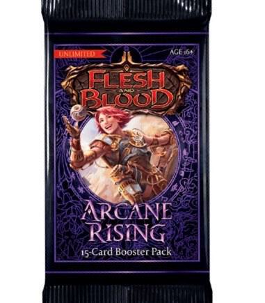 Flesh and Blood TCG Arcane Rising Arcane Rising Booster Pack Unlimited Edition booster pack