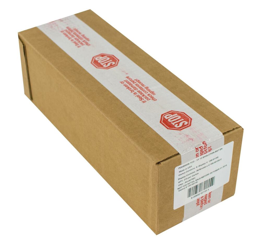 Pokemon TCG Evolutions Evolutions Booster Box Case sealed box
