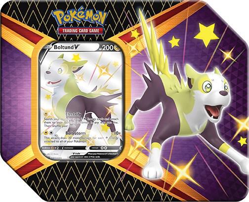Pokemon TCG Shining Fates Shining Fates V Tin Boltund V trading card product