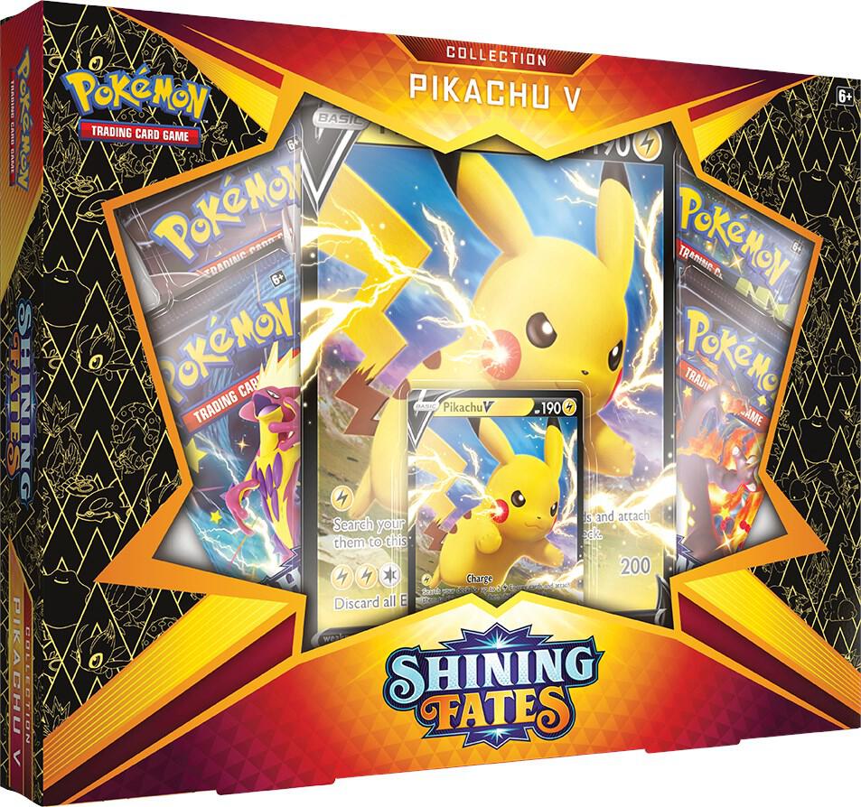Pokemon TCG Shining Fates Shining Fates Collection Pikachu V sealed box