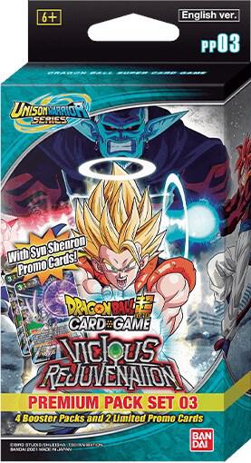 Dragon Ball Super Card Game Vicious Rejuvenation Vicious Rejuvenation Premium Pack Set 03 booster pack
