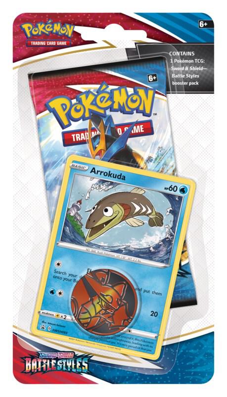 Pokemon TCG Battle Styles Battle Styles Single Pack Blister Arrokuda booster pack