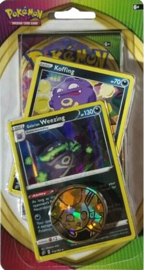 Pokemon TCG Vivid Voltage Vivid Voltage Premium Checklane Blister Weezing booster pack