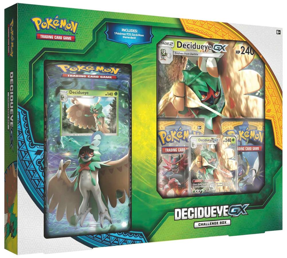 Pokemon TCG Sun and Moon Sun and Moon Decidueye GX Challenge Box sealed box