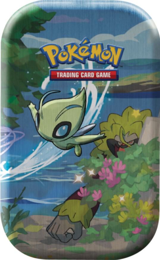 Pokemon TCG Shining Fates Shining Fates Mini Tin Celebi trading card product