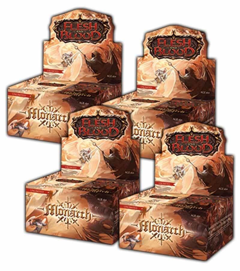 Flesh and Blood TCG Monarch Monarch Booster Box Case Unlimited Edition sealed box