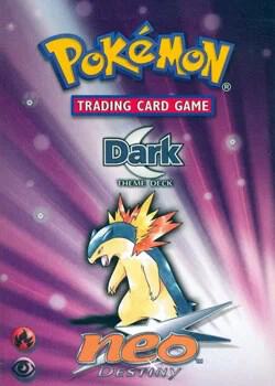 Pokemon TCG Neo Destiny Neo Destiny Theme Deck Dark deck product
