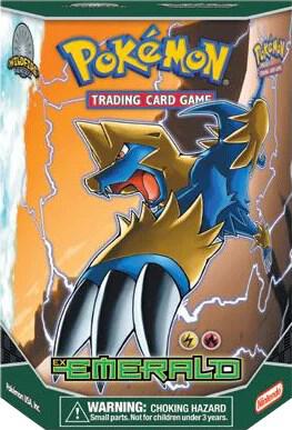 Pokemon TCG Emerald Emerald Theme Deck Wildfire Manectric deck product