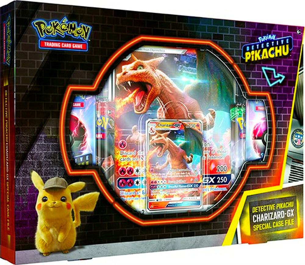 Pokemon TCG Detective Pikachu Detective Pikachu Charizard GX Special Case File sealed box
