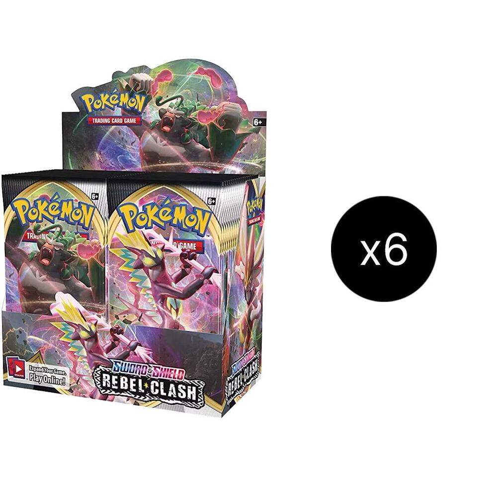 Pokemon TCG Rebel Clash Rebel Clash Booster Box Case sealed box