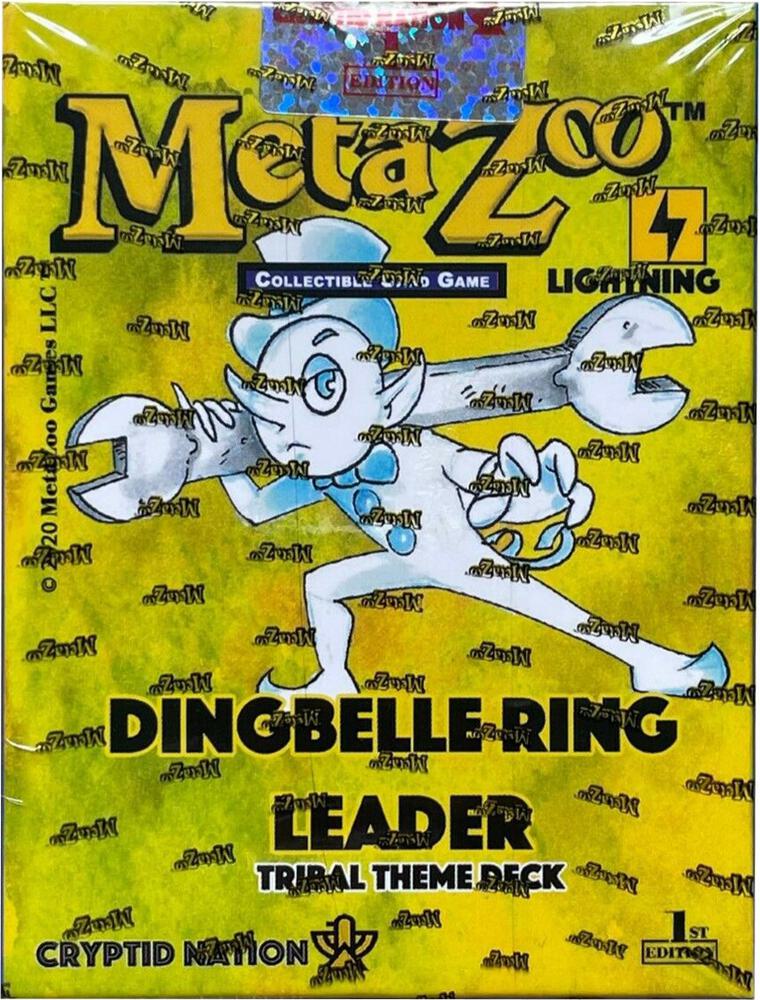 MetaZoo TCG Cryptid Nation Cryptid Nation Kickstarter Edition Dingbelle Ring Leader Tribal Theme Deck deck product