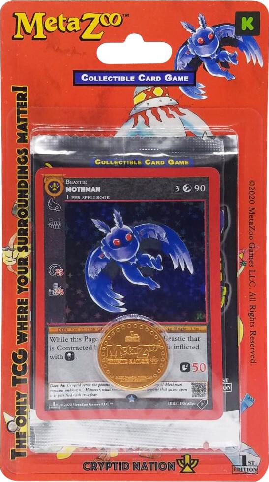 MetaZoo TCG Cryptid Nation Cryptid Nation Kickstarter Edition Blister Pack booster pack