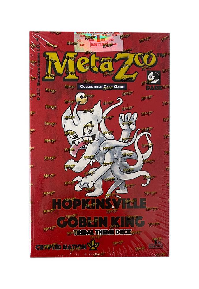 MetaZoo TCG Cryptid Nation Cryptid Nation Tribal Theme Deck Dark First Edition deck product