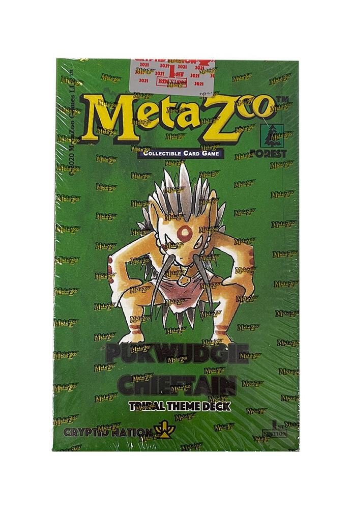 MetaZoo TCG Cryptid Nation Cryptid Nation Tribal Theme Deck Forest First Edition deck product