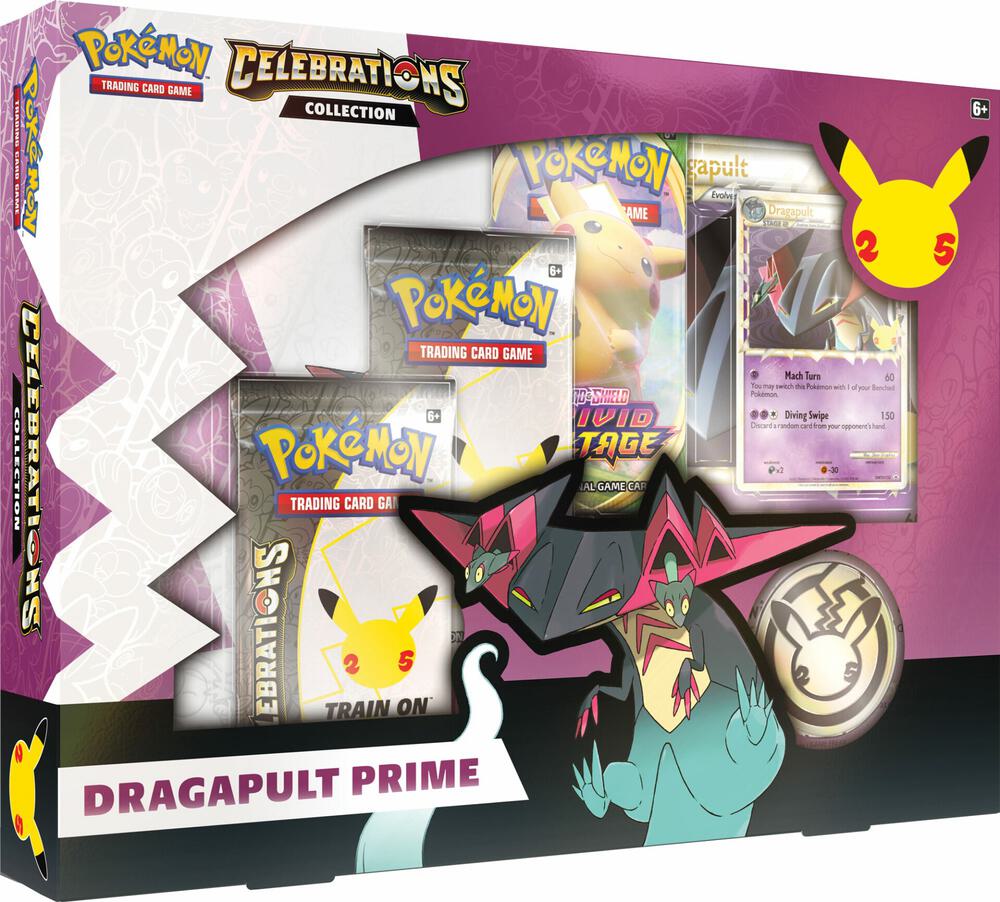 Pokemon TCG Celebrations Celebrations Collection Dragapult Prime sealed box
