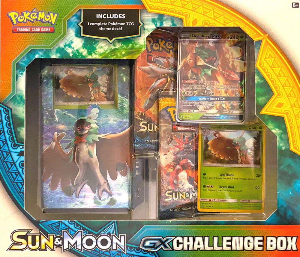 Pokemon TCG Sun and Moon Sun and Moon GX Challenge Box Decidueye sealed box