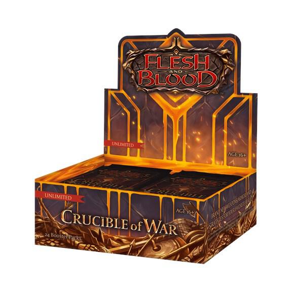 Flesh and Blood TCG Crucible Of War Crucible of War Booster Box Unlimited Edition sealed box