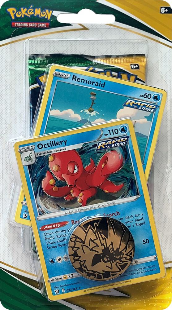 Pokemon TCG Evolving Skies Evolving Skies Single Pack Blister Octillery booster pack
