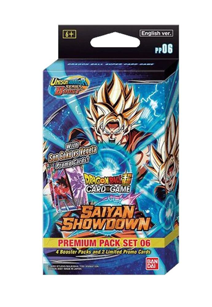 Dragon Ball Super Card Game Saiyan Showdown Saiyan Showdown Premium Pack Set 06 booster pack