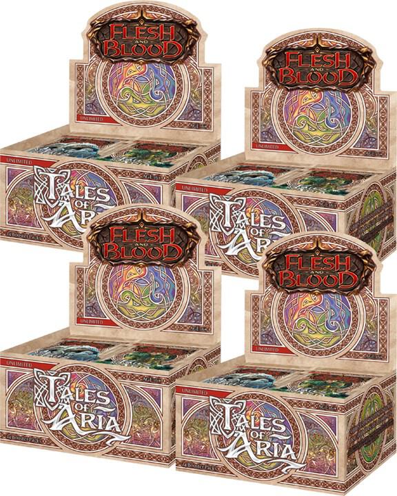 Flesh and Blood TCG Tales Of Aria Tales of Aria Booster Box Case Unlimited Edition sealed box