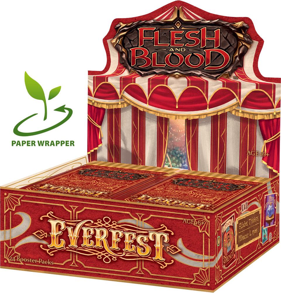 Flesh and Blood TCG Everfest Everfest Booster Box 1st Edition sealed box