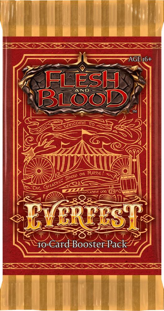 Flesh and Blood TCG Everfest Everfest Booster Pack 1st Edition booster pack
