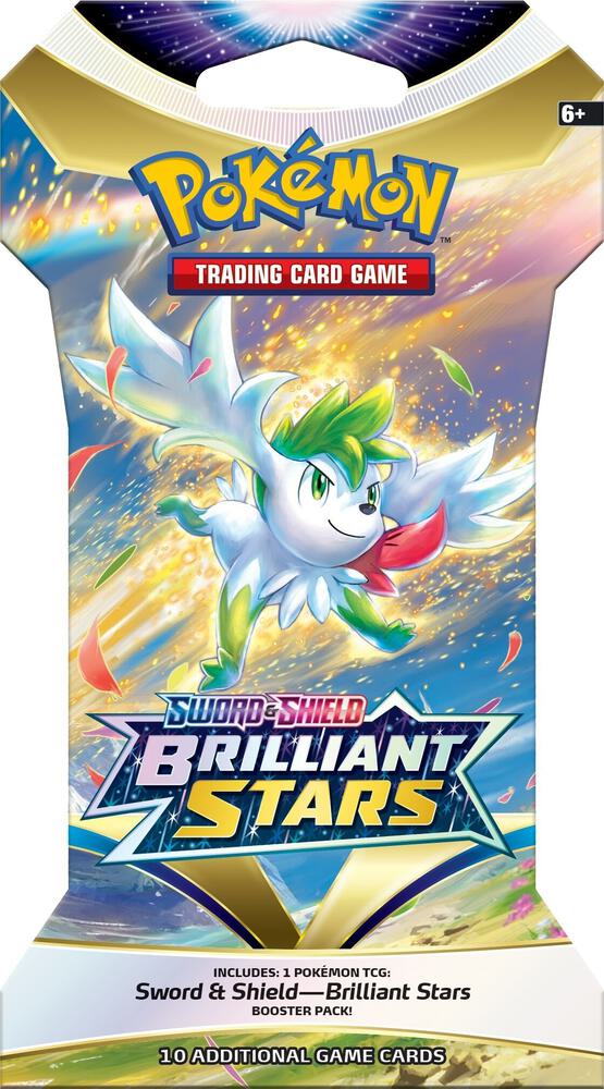 Pokemon TCG Brilliant Stars Brilliant Stars Sleeved Booster Pack booster pack