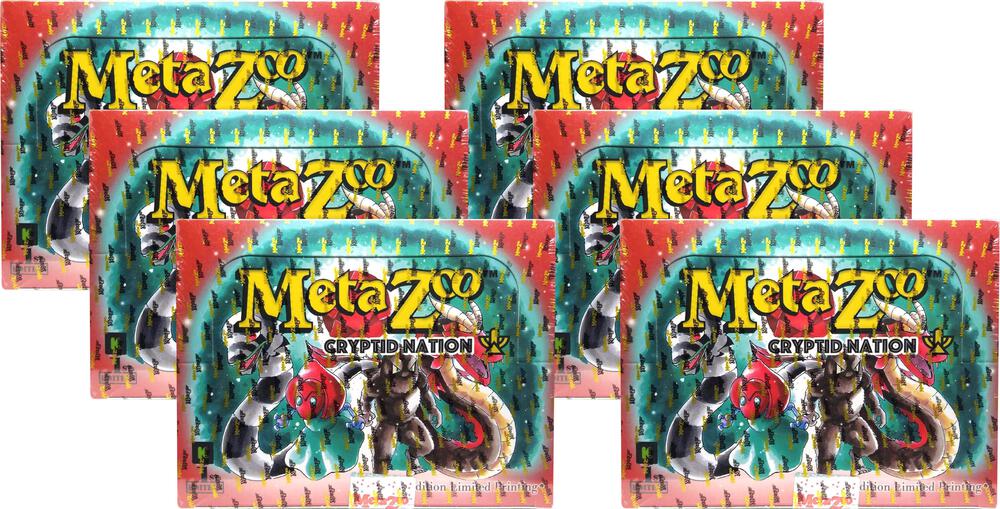 MetaZoo TCG Cryptid Nation Cryptid Nation Kickstarter Edition Booster Box Case sealed box