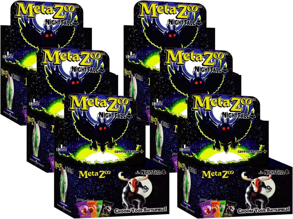 MetaZoo TCG Nightfall Nightfall Booster Box Case sealed box