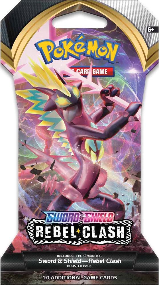 Pokemon TCG Rebel Clash Rebel Clash Sleeved Booster Pack booster pack