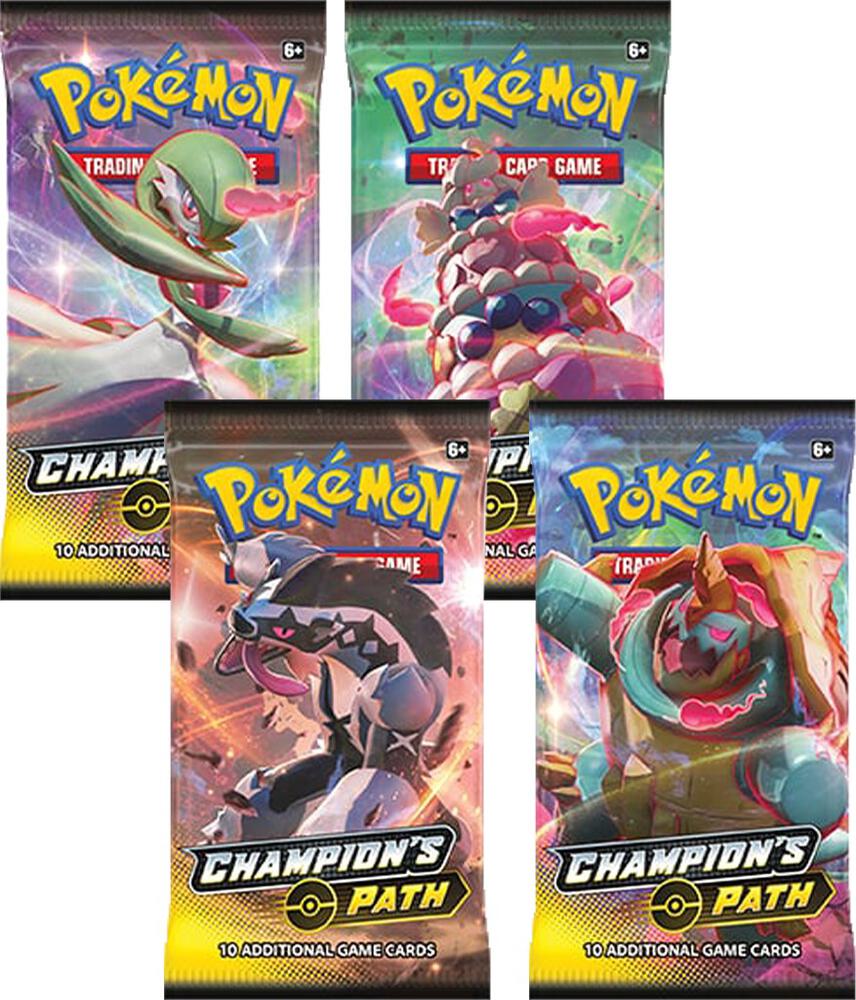 Pokemon TCG Champions Path Champions Path Booster Pack Art Bundle Set of 4 sealed box