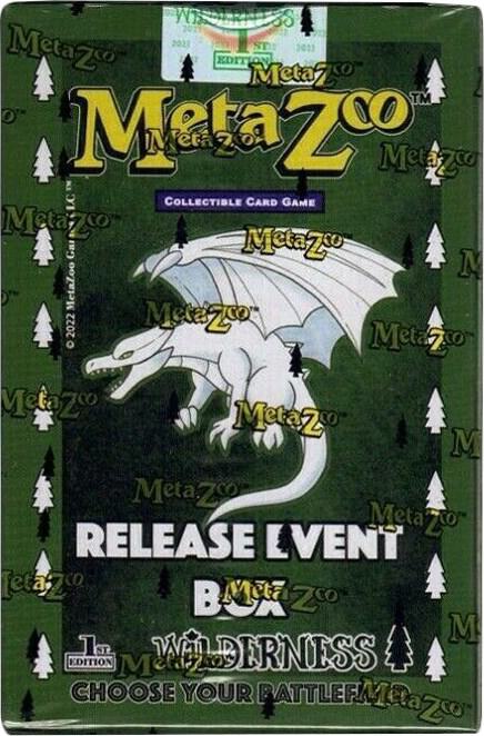 MetaZoo TCG Wilderness Wilderness First Edition Release Event Box sealed box