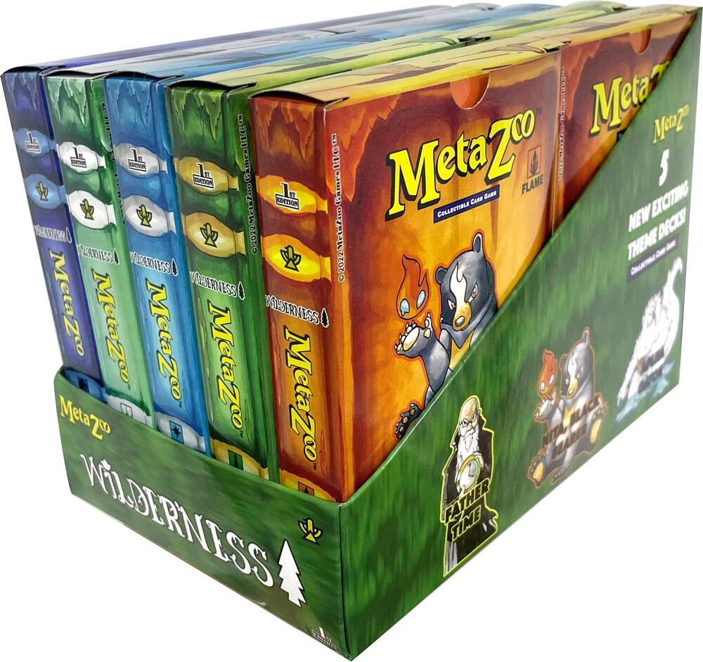 MetaZoo TCG Wilderness Wilderness First Edition Tribal Theme Deck Display deck product
