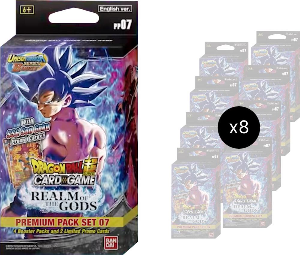 Dragon Ball Super Card Game Realm Of The Gods Realm of the Gods Premium Pack Set 07 Display booster pack
