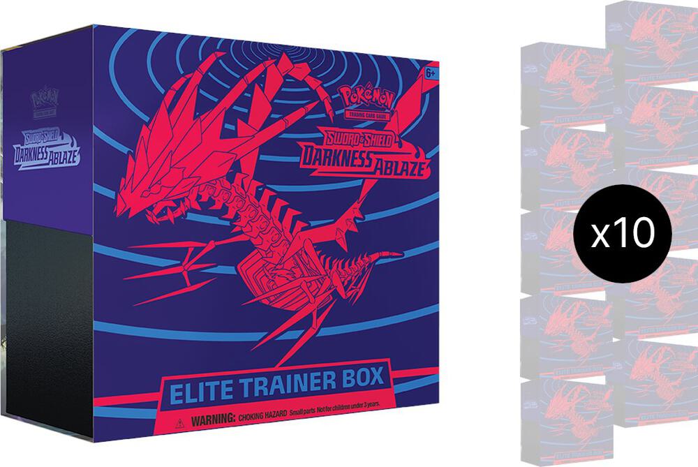 Pokemon TCG Darkness Ablaze Darkness Ablaze Elite Trainer Box Case sealed box