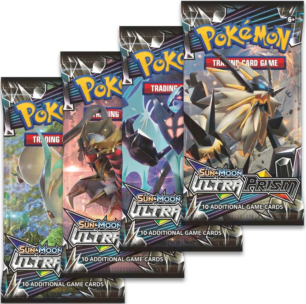 Pokemon TCG Ultra Prism Ultra Prism Booster Pack Art Bundle Set of 4 sealed box