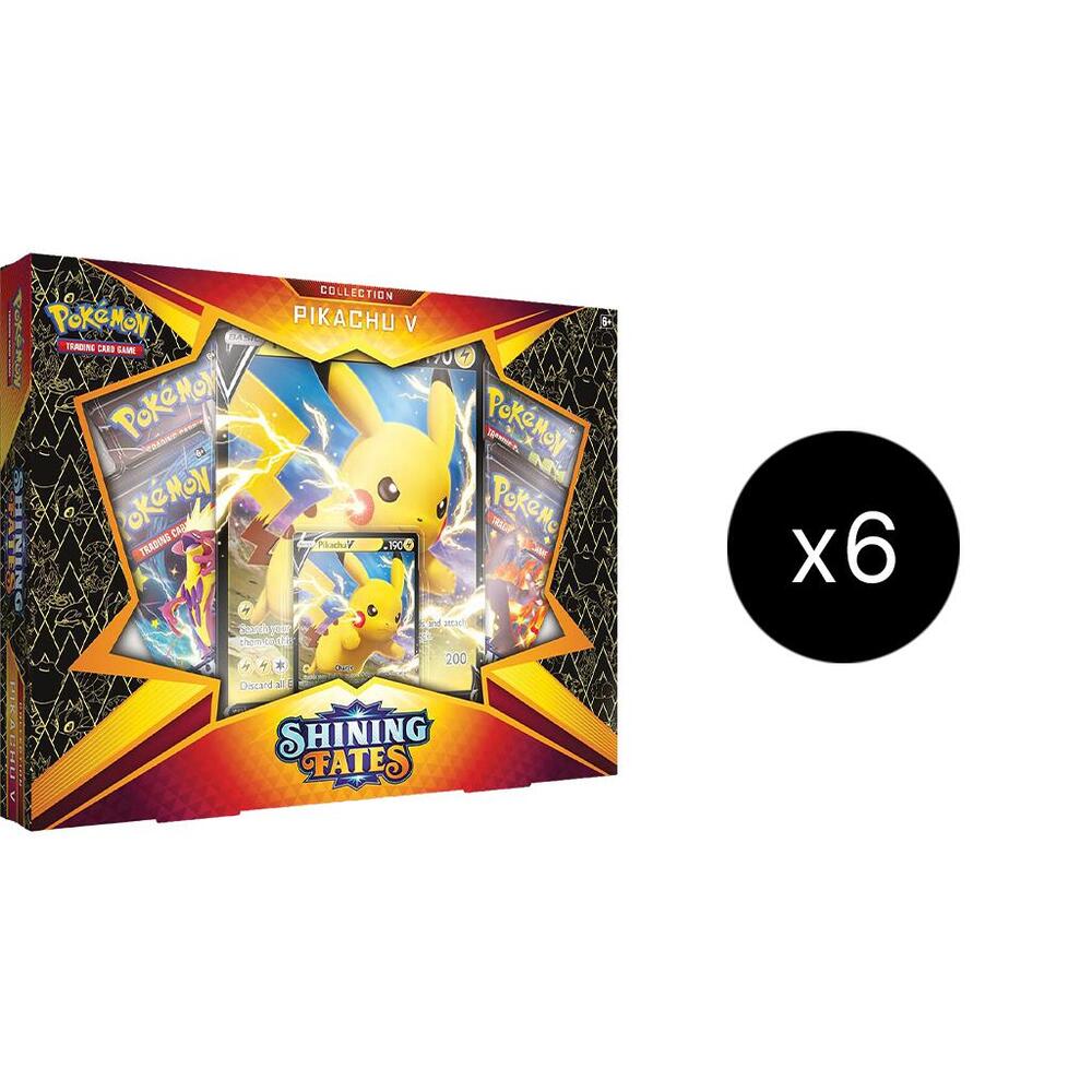 Pokemon TCG Shining Fates Shining Fates Collection Pikachu V Case sealed box