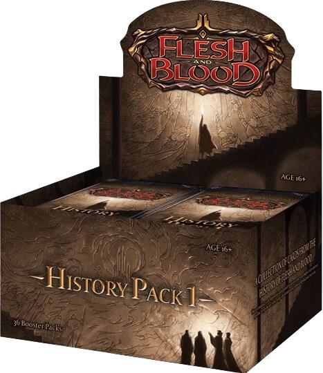 Flesh and Blood TCG History Pack 1 History Pack 1 Booster Box sealed box