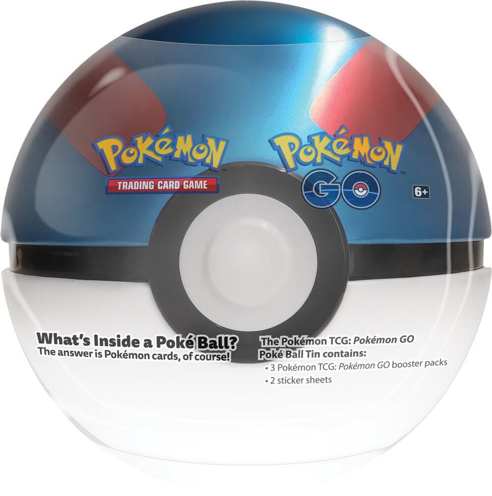 Pokemon TCG Pokemon GO Pokemon GO Poke Ball Tin Great Ball trading card product