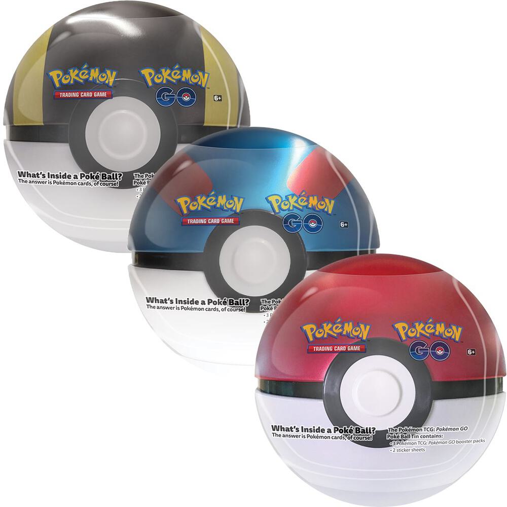 Pokemon TCG Pokemon GO Pokemon GO Poke Ball Tin Set of 3 trading card product