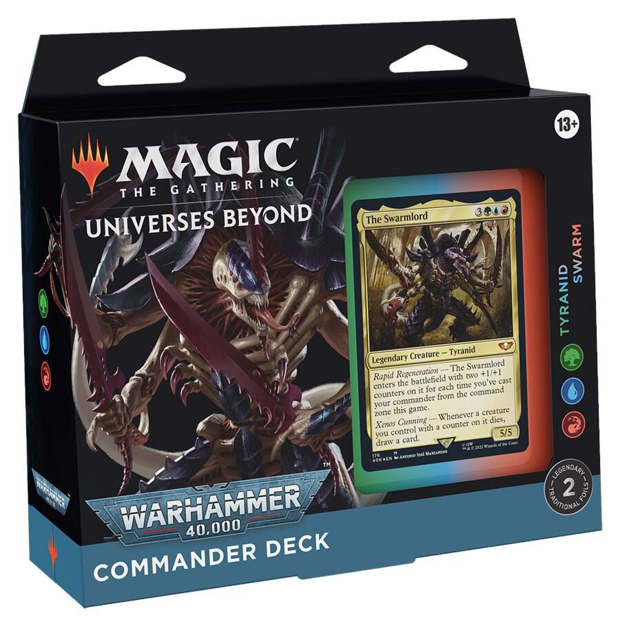 Magic the Gathering Universes Beyond Warhammer 40000 Universes Beyond Warhammer 40000 Tyranid Swarm Commander Deck deck product
