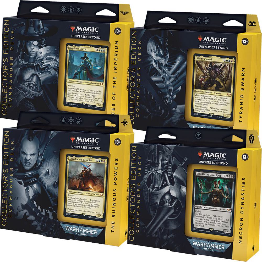 Magic the Gathering Universes Beyond Warhammer 40000 Universes Beyond Warhammer 40000 Commander Deck Case Collectors Edition sealed box