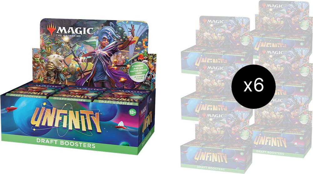 Magic the Gathering Unfinity Unfinity Draft Booster Box Case sealed box