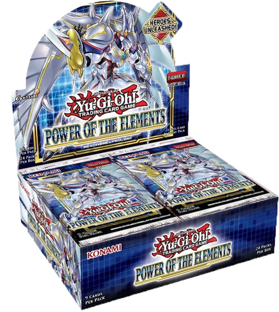 Yu-Gi-Oh! TCG Power of the Elements Power of the Elements Booster Box 1st Edition sealed box