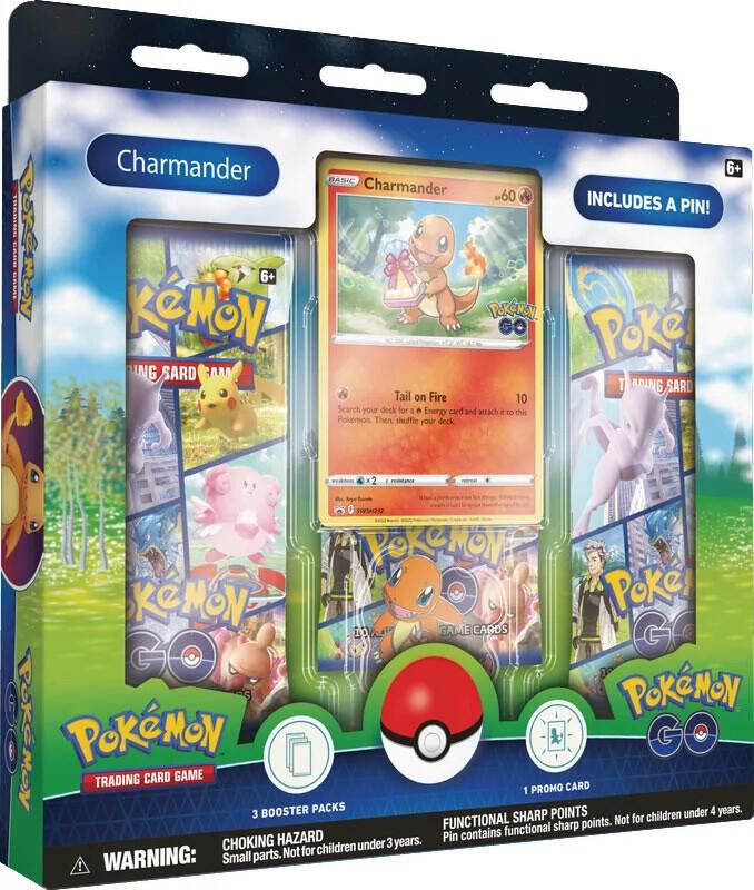 Pokemon TCG Pokemon GO Pokemon GO Pin Collection Charmander sealed box