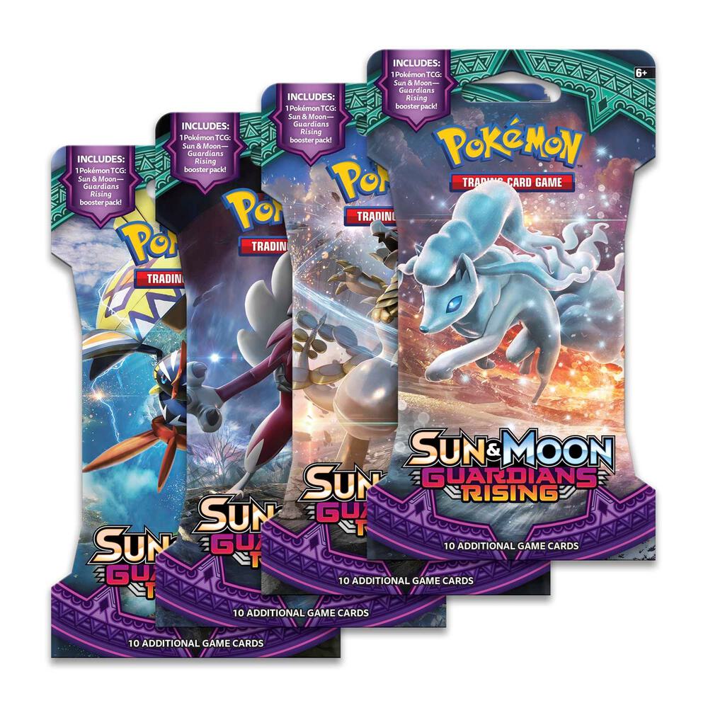 Pokemon TCG Guardians Rising Guardians Rising Booster Pack Art Bundle Set of 5 sealed box