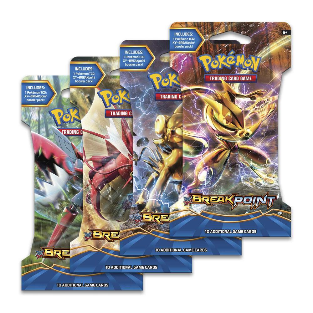 Pokemon TCG BREAKpoint BREAKpoint Sleeved Booster Pack Art Bundle Set of 4 sealed box