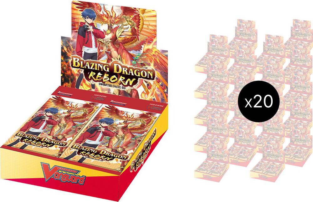 Cardfight Vanguard Blazing Dragon Reborn Blazing Dragon Reborn Booster Box Case sealed box